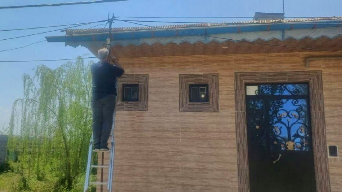آغاز عملیات اجرایی کابل کشی خاکی روستای قلعه سرا شهرستان رشت