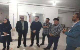 بازدید مدیر دانشجویی معاونت فرهنگی و دانشجویی از روند بهسازی سلف دانشجویان در سایت لاکان