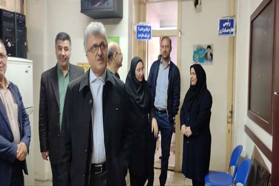 بازدید میدانی رئیس دانشگاه علوم پزشکی گیلان از ستاد مرکز بهداشت رشت